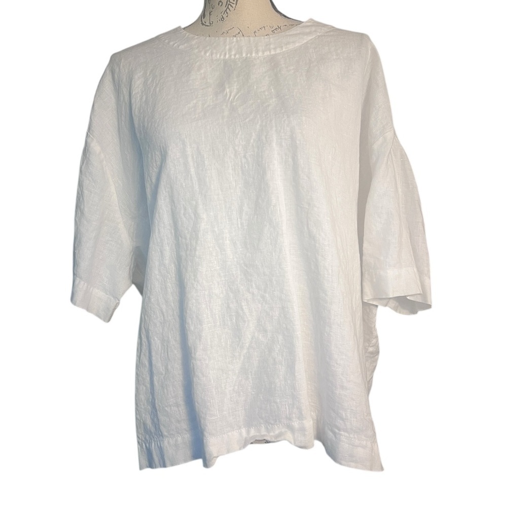 Masai Copenhagen oversized linen top, sz medium